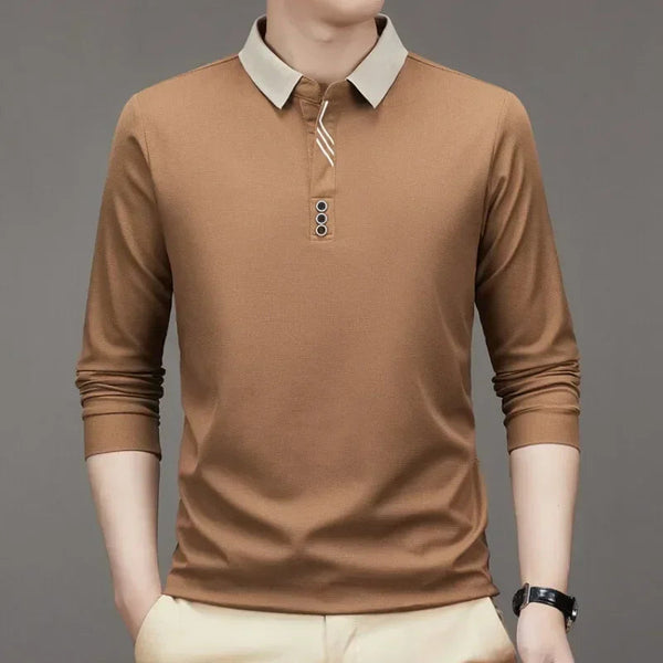 Camisa Polo  Comprida Gola Sofisticada